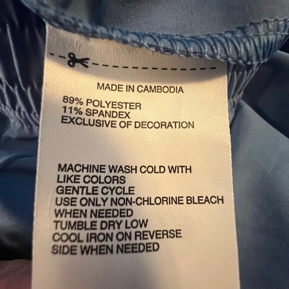 DSG Girls Mid Rise Relaxed Fit Shorts XL Light Blue - Picture 8 of 9